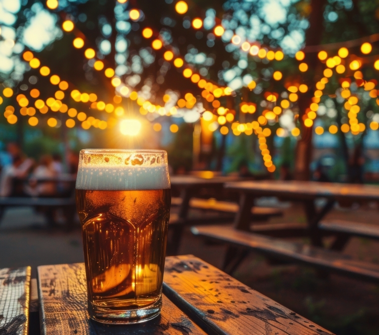 明治公園に期間限定の屋外ビアラウンジがオープン!